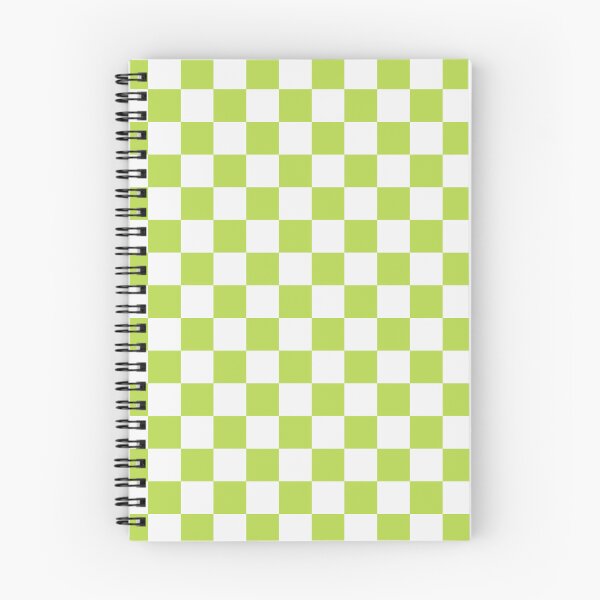 Item preview, White And Lime Checkered Pattern designed and sold by pattern-archive.