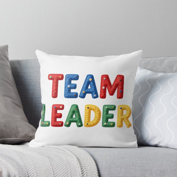 Item preview, TEAM LEADER - IN COLORFUL FAUX LETTERING designed and sold by AlexOBrienArt.