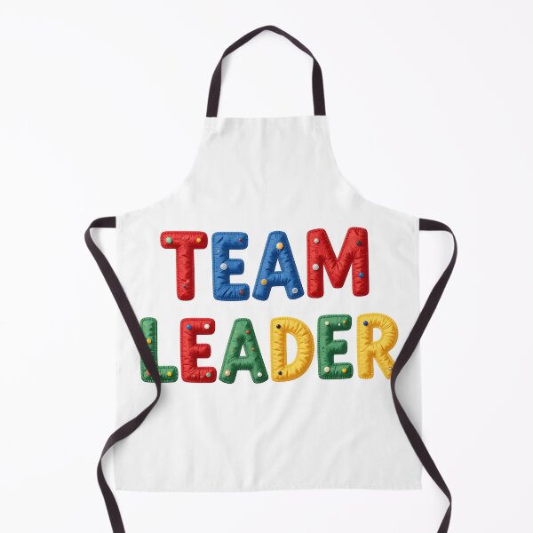 Item preview, TEAM LEADER - IN COLORFUL FAUX LETTERING designed and sold by AlexOBrienArt.