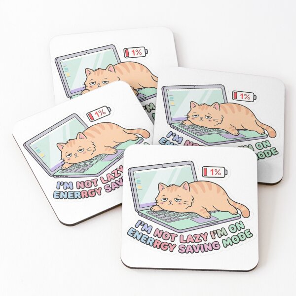 Item preview, Lazy cat stickers designed and sold by SagarUXshop.