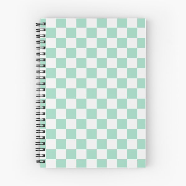 Item preview, White And Mint Checkered Pattern designed and sold by pattern-archive.