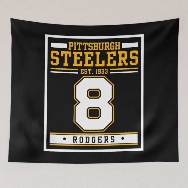 Item preview, Pittsburgh Rodgers 8 Football Player designed and sold by yahia19988.