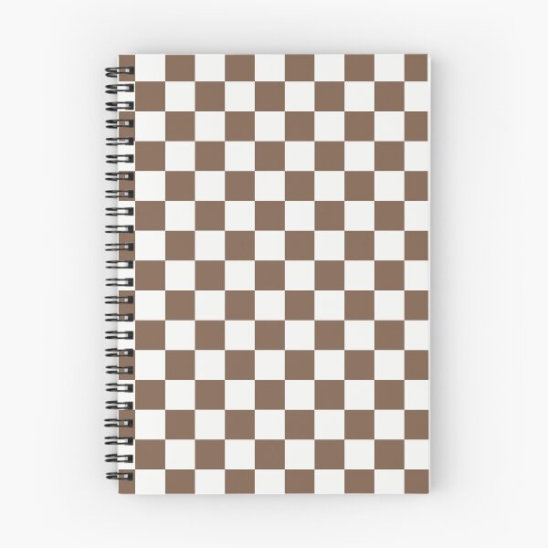 Item preview, White And Mocha Checkered Pattern designed and sold by pattern-archive.