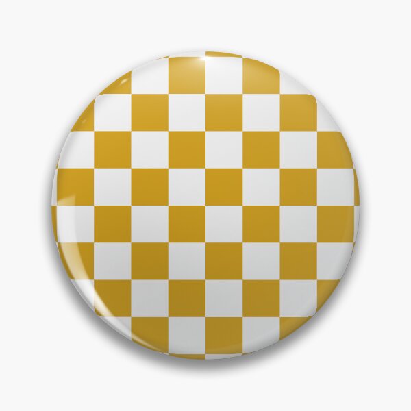 Item preview, White And Mustard Checkered Pattern designed and sold by pattern-archive.