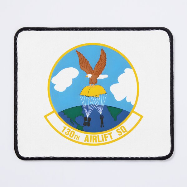 Item preview, 130th Airlift Squadron Military Patch Emblem designed and sold by CharlieDesings.