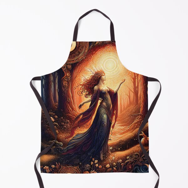 Item preview, Ostara on the Path to Spring | Pagan Goddess of the Equinox designed and sold by Stoneflower-Art.