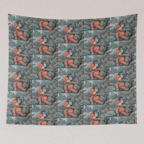Item preview, Eternal Primate Embrace Nature Bond designed and sold by zzz888.