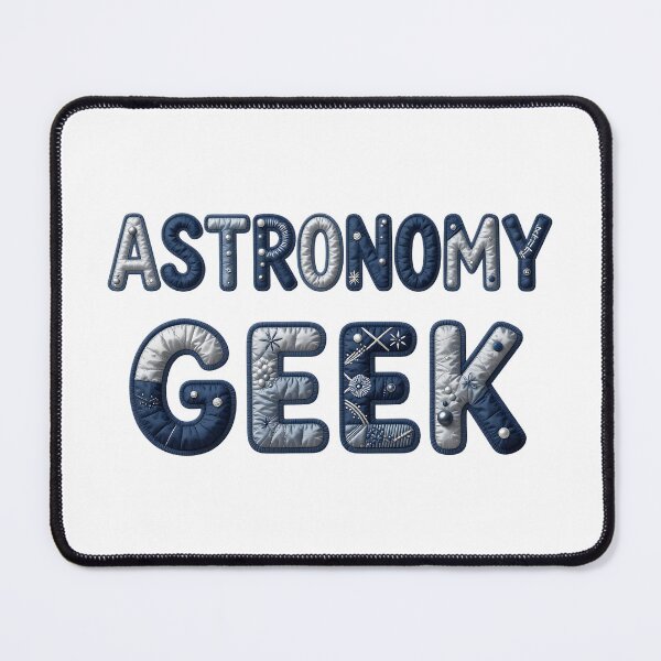 Item preview, ASTRONOMY GEEK - IN FAUX LETTERING designed and sold by AlexOBrienArt.