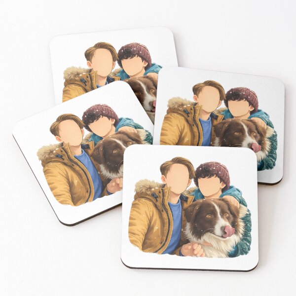 Item preview, Nick, Charlie and Nellie in the snow Heartstopper designed and sold by spidercolapinto.