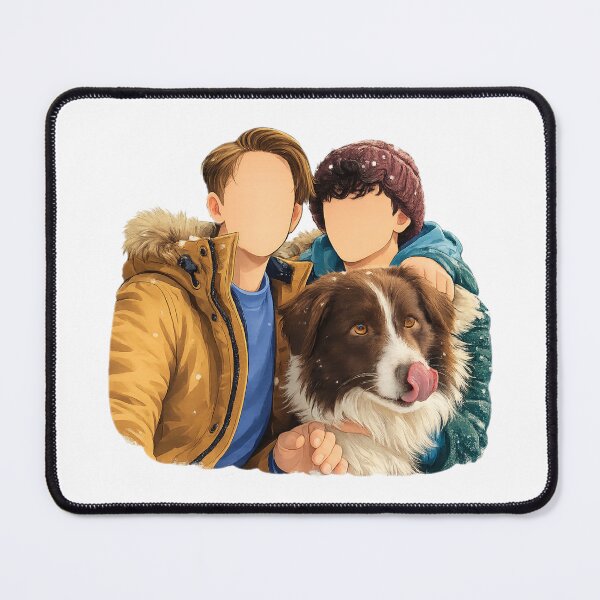 Item preview, Nick, Charlie and Nellie in the snow Heartstopper designed and sold by spidercolapinto.