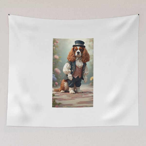 Item preview, : Regal Cavalier King Charles Spaniel in a Victorian Outfit designed and sold by Teeshirtstoday.com.