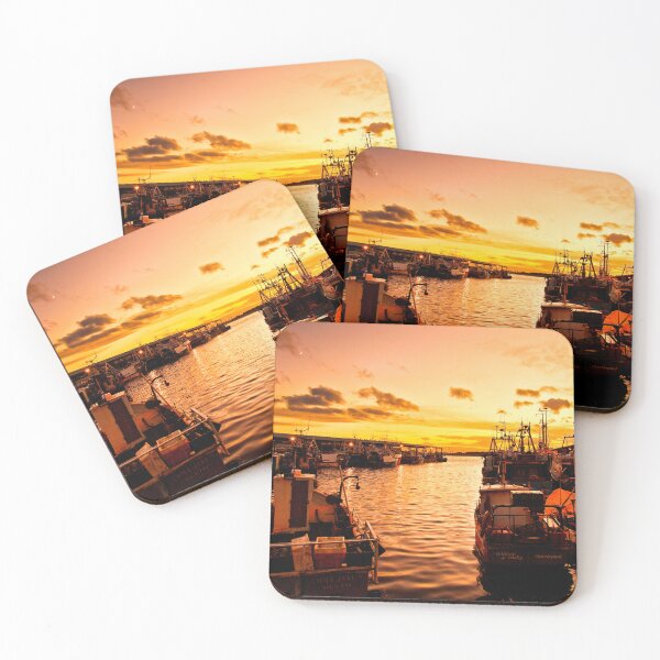 Item preview, Fishing Boats tied up for the night designed and sold by Violaman.