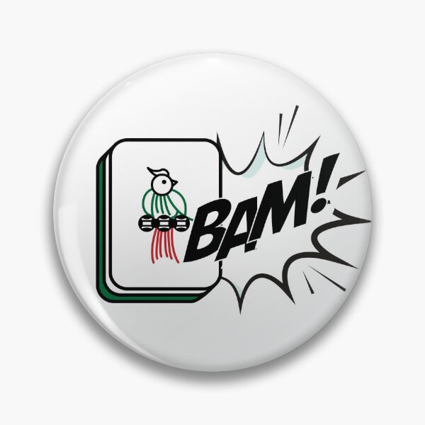 Item preview, Mahjong Bird Bam designed and sold by Nicole DeAngelis Art .