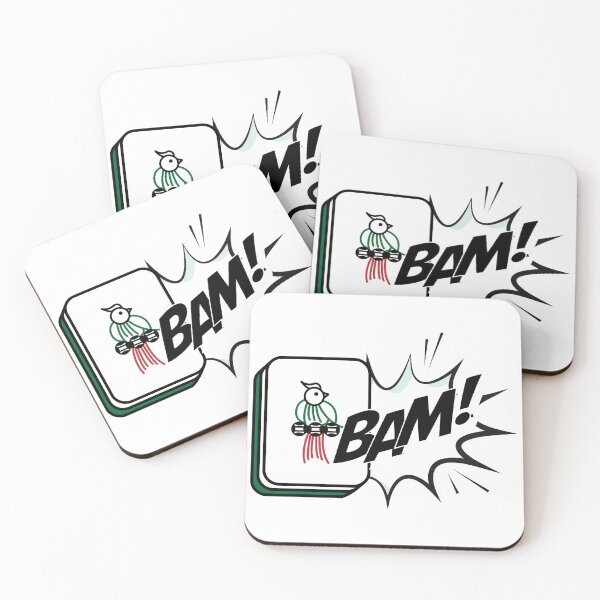 Item preview, Mahjong Bird Bam designed and sold by Nicole DeAngelis Art .