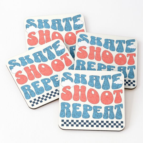 Item preview, Skate Shoot Repeat Halftone Pattern designed and sold by aylastyle.