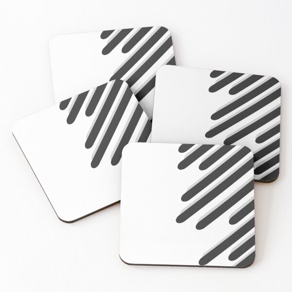 Item preview, Modern Diagonal Stripe Abstract Print designed and sold by Inkae Studio.