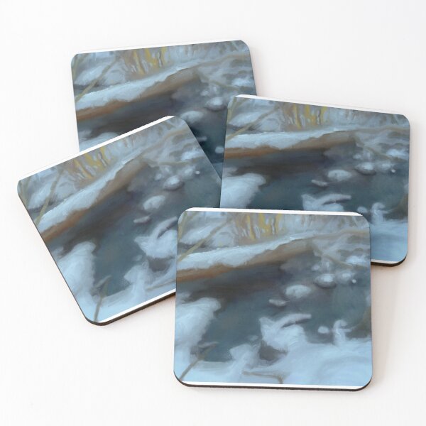 Item preview, Log Bridge with Snow designed and sold by fishinjonny.