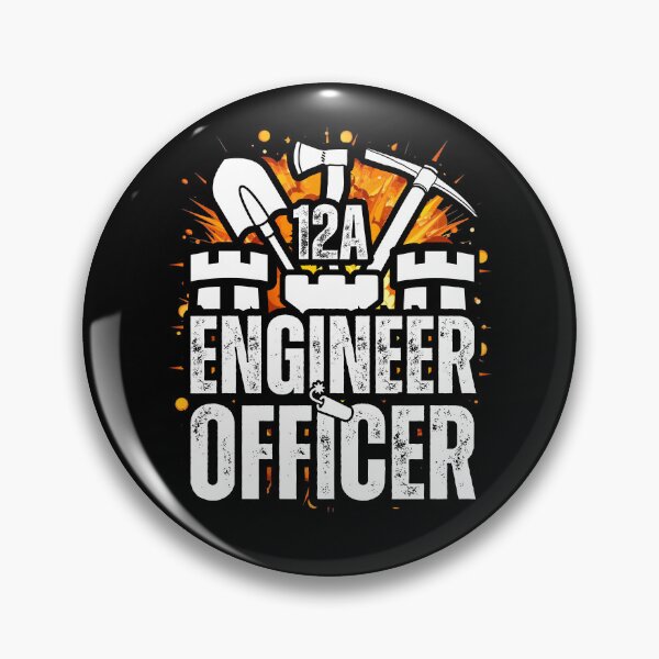 Item preview, 12A Engineer Officer Castle Top – Explosive Army MOS Design with Tools for Soldiers, Veterans & Military Leaders White Distressed Font designed and sold by GFamilyC.