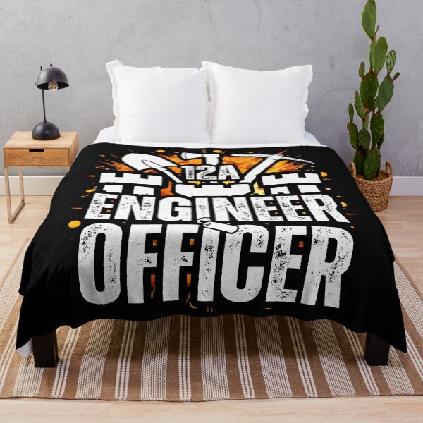 Item preview, 12A Engineer Officer Castle Top – Explosive Army MOS Design with Tools for Soldiers, Veterans & Military Leaders White Distressed Font designed and sold by GFamilyC.