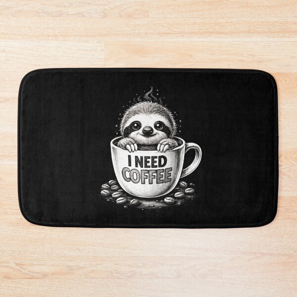 Item preview, I Hate Mondays Cute Sleepy Sloth designed and sold by JODYSMORGAN.