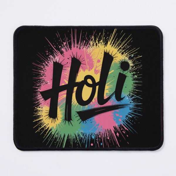 Item preview, Holi Festival Elegant Script Pastel Starburst Shirt | Soft Color Splatter Spring Festival of Colors Tee designed and sold by DarylWelsh2024.