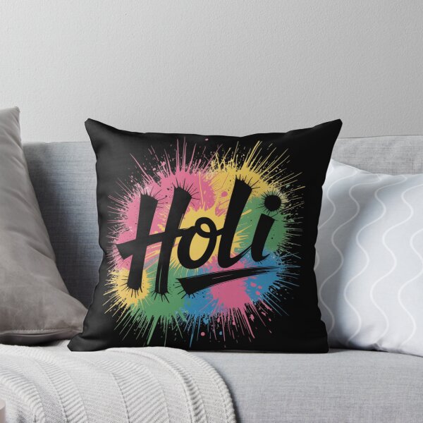 Item preview, Holi Festival Elegant Script Pastel Starburst Shirt | Soft Color Splatter Spring Festival of Colors Tee designed and sold by DarylWelsh2024.