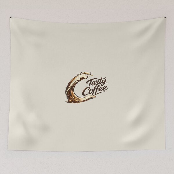 Item preview, Trendy Coffee Shop Swirl Design designed and sold by annenambiro.