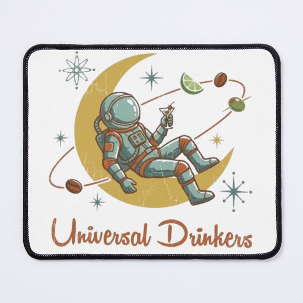 Item preview, Universal Drinker: Retro Astronaut Martini Lounge designed and sold by TheSalesGalore.