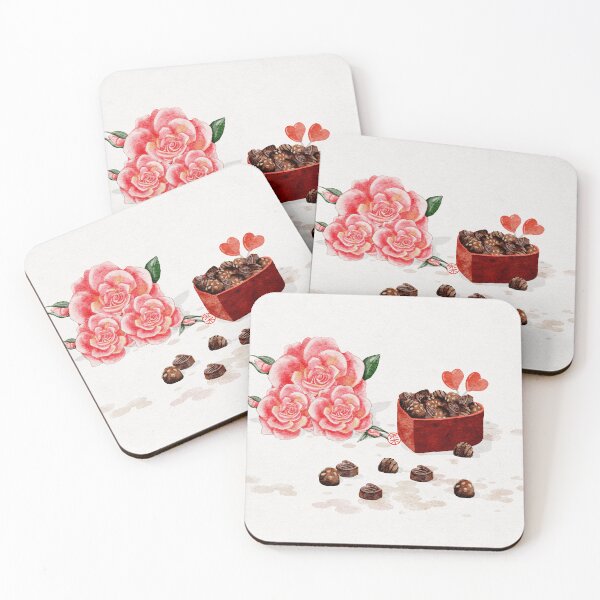 Item preview, Valentine's Day Roses and Gourmet Chocolates designed and sold by Nekogobido.