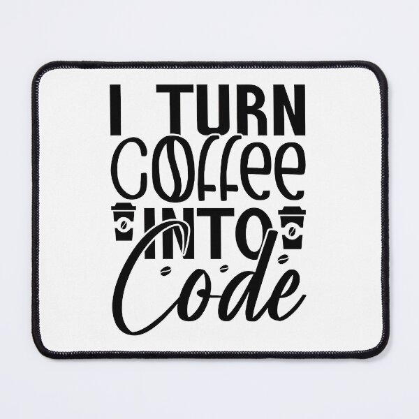 Item preview, I Turn Coffee Into Code Or Chaos Funny Notch Style Programmer T-Shirt designed and sold by Zenith Design.
