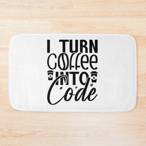Item preview, I Turn Coffee Into Code Or Chaos Funny Notch Style Programmer T-Shirt designed and sold by Zenith Design.