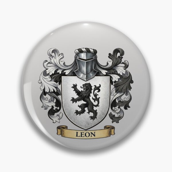 Item preview, The Leon Family Coat of Arms designed and sold by BagTown Clans.