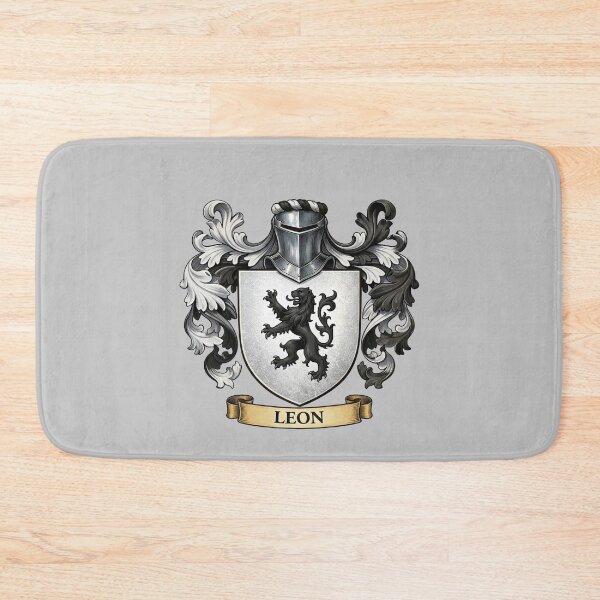 Item preview, The Leon Family Coat of Arms designed and sold by BagTown Clans.