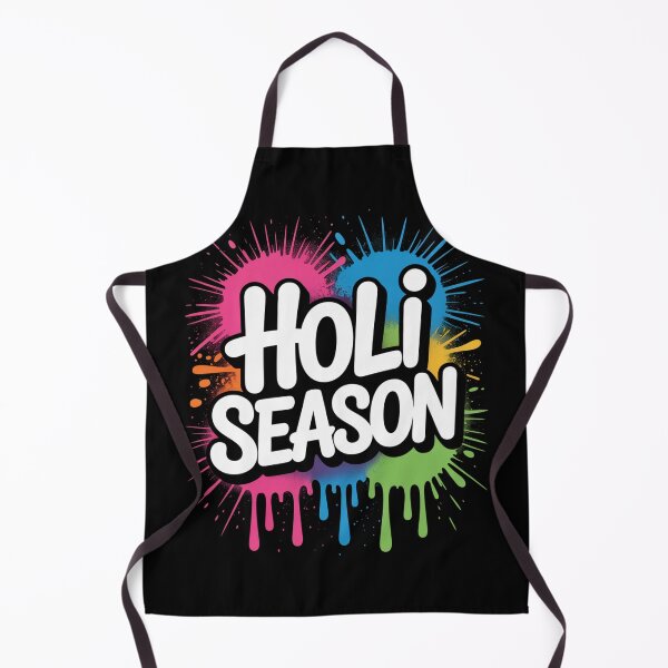 Item preview, Holi Season Shirt | White Bubble Letter Three Color Burst Neon Drip Spring Festival of Colors Tee designed and sold by DarylWelsh2024.