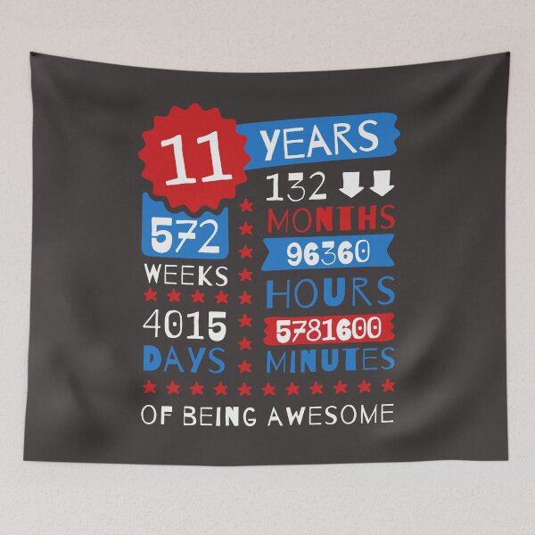 Item preview, 11 Years Of Being Awesome - Awesome 11th Birthday Gift Selection designed and sold by MemWear.