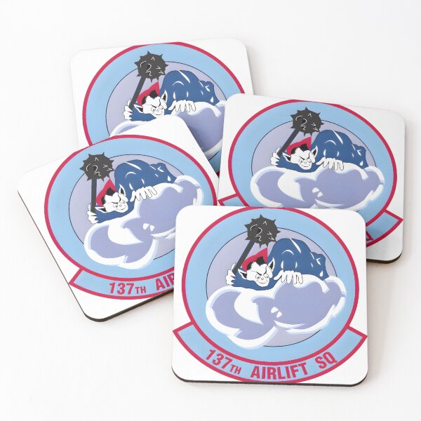 Item preview, 137th Airlift Squadron Military Crest Insignia designed and sold by CharlieDesings.