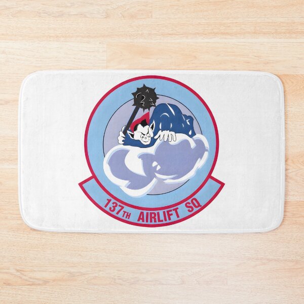Item preview, 137th Airlift Squadron Military Crest Insignia designed and sold by CharlieDesings.