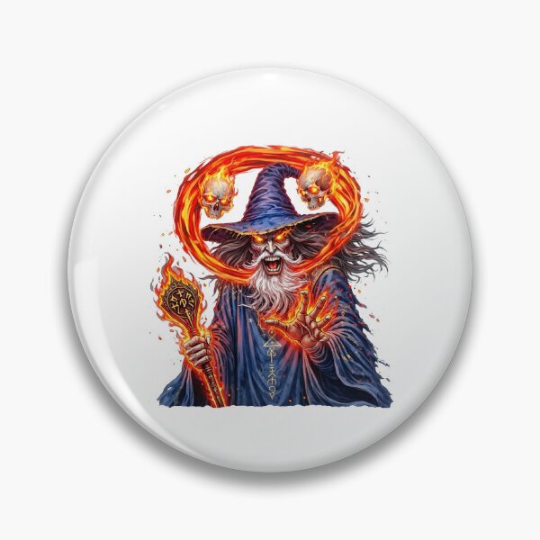 Item preview, Powerful Fire Wizard Casting Burning Spells designed and sold by TeeARTHY.
