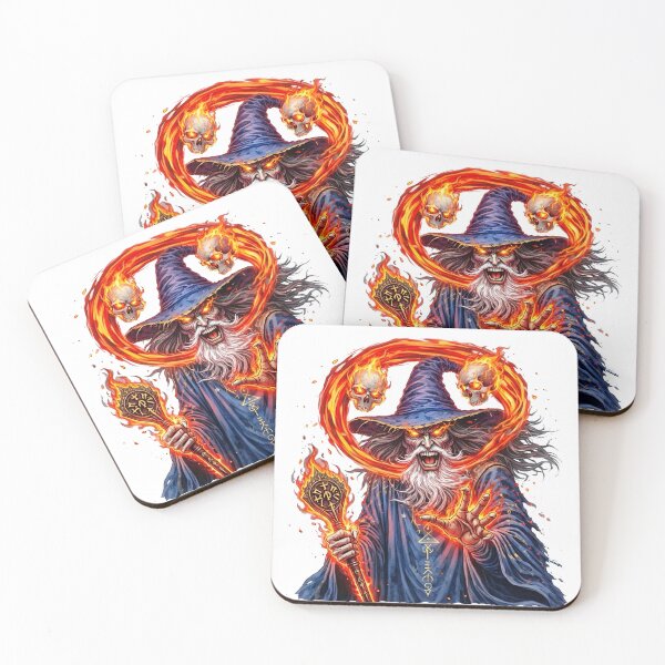 Item preview, Powerful Fire Wizard Casting Burning Spells designed and sold by TeeARTHY.