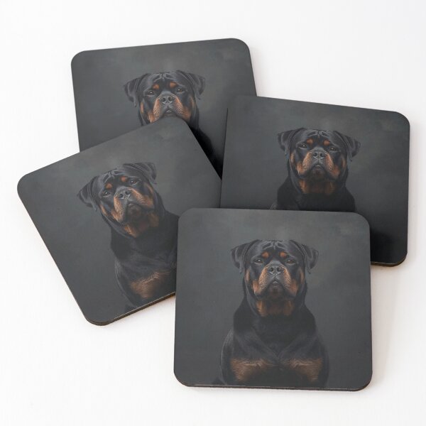 Item preview, Dog Breed Day – Earthbound Guardian Portrait Design | Rottweiler Drako Art designed and sold by ArtivaNest.