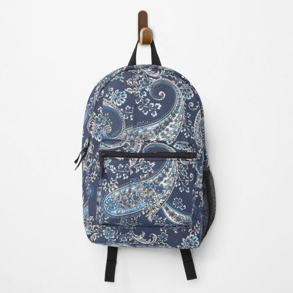 Item preview, Deep Navy Blue Vintage Paisley Pattern designed and sold by Ruchika413.