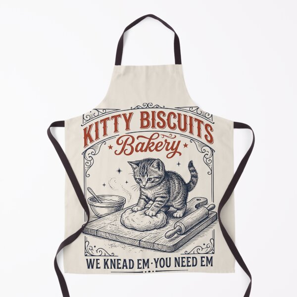 Item preview, Kitty Biscuits Bakery We Knead Em You Need Em Cat Lover Baker Feline Kitchen designed and sold by TeeSpectrume.