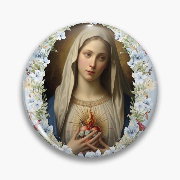 Item preview, Immaculate Heart of Mary Virgin Mary Maria Immacolata designed and sold by AMDG Line.