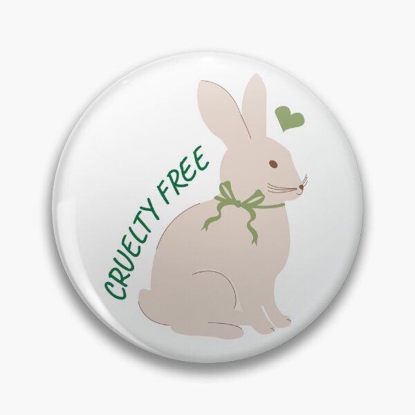 Item preview, Cruelty Free Bunny Sticker – Not Tested on Animals Eco Design designed and sold by burmacat.