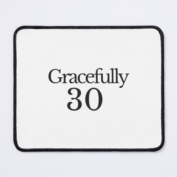Item preview, Gracefully 30 T-Shirt – Elegant 30th Birthday Minimalist Design | Quiet Luxury Birthday Aesthetic designed and sold by CalmMandala.
