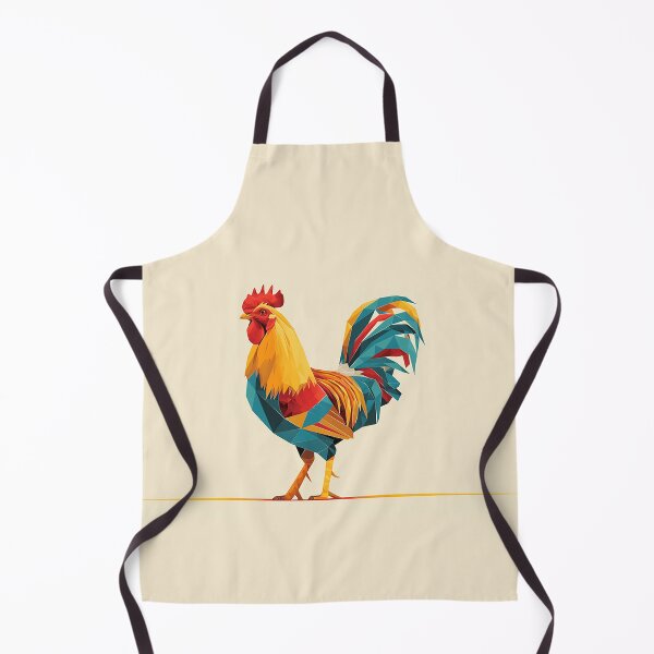 Item preview, Colorful Geometric Rooster Artwork designed and sold by Christian Weiss.