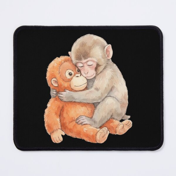 Item preview, Monkey Punch, Baby Monkey Plush, Mothers Day, Animal Lover Mother, Cute Cozy Mom designed and sold by toongstudio.
