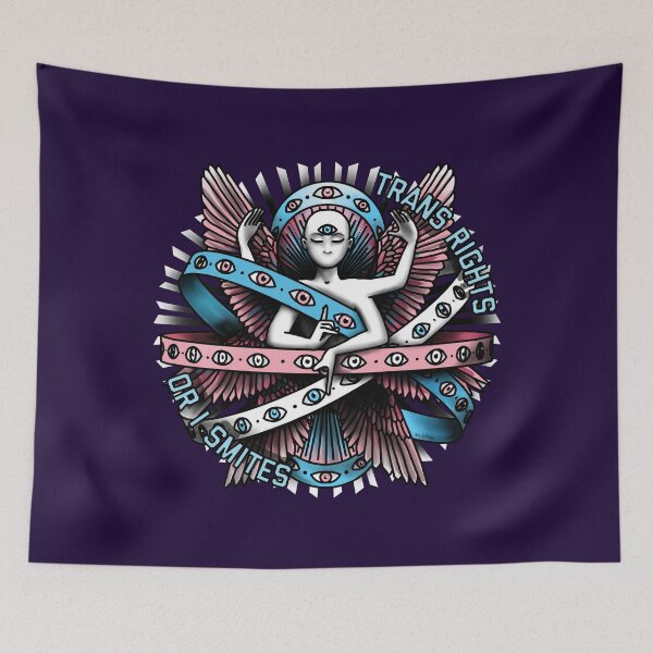 Item preview, Trans Rights Or I Smites designed and sold by Art by Veya.