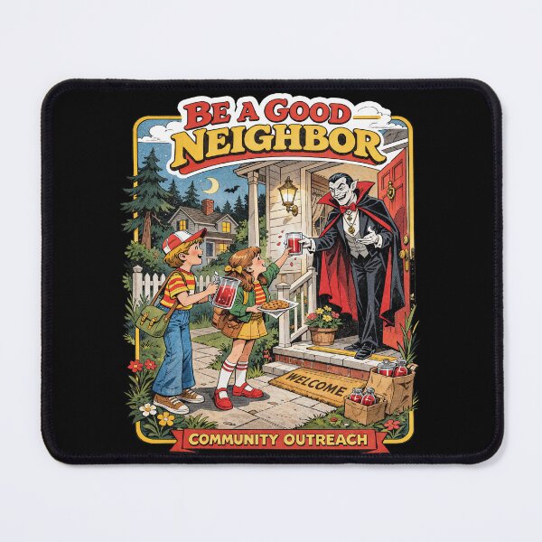 Item preview, Be a Good Neighbor Vampire Community Outreach   designed and sold by TeeARTHY.