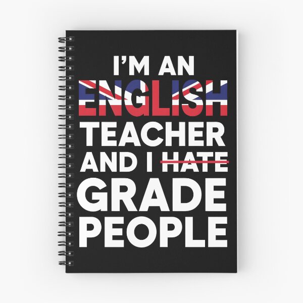 Item preview, I'M AN ENGLISH TEACHER AND I GRADE PEOPLE - Teaching Humor designed and sold by Carl's Clothing.